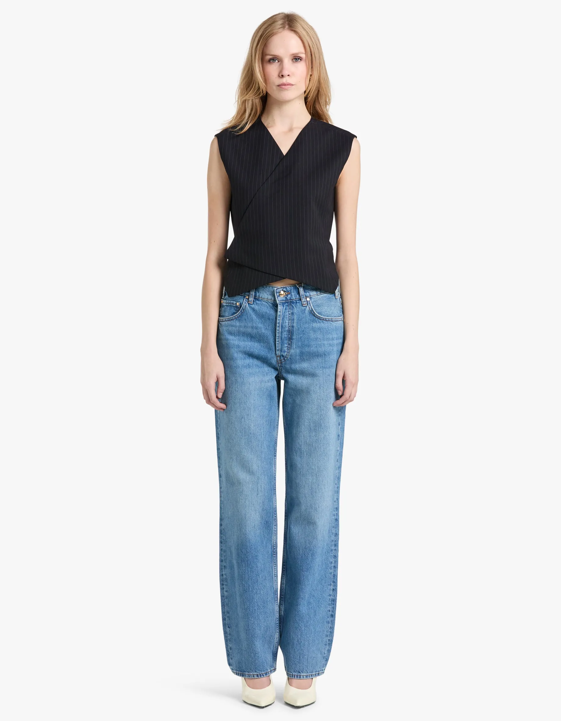 Agnes Vest - Navy