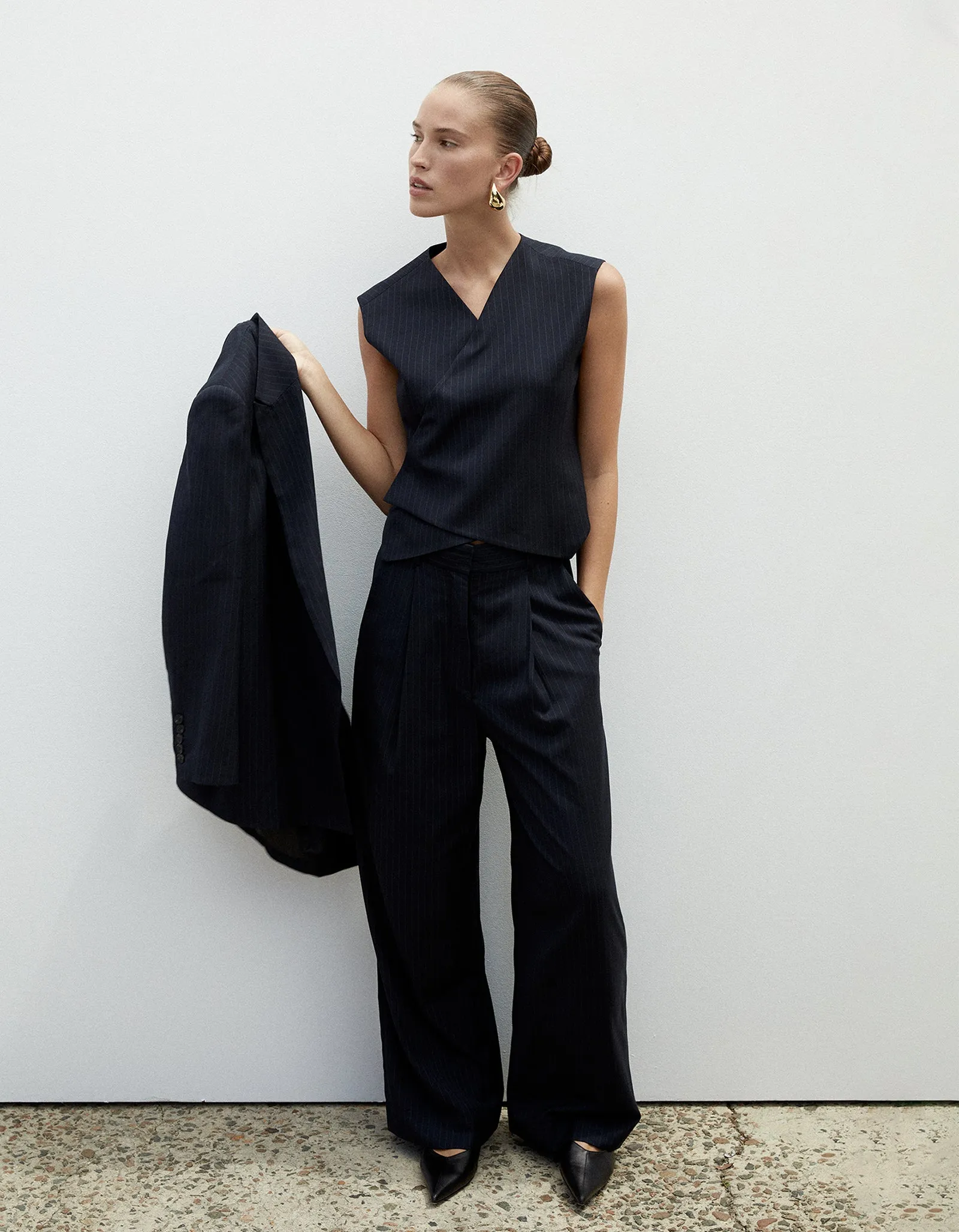 Agnes Vest - Navy