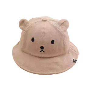 Baby Bear Bucket Hat - Coffee