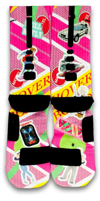 Back to The Future Custom Elite Socks