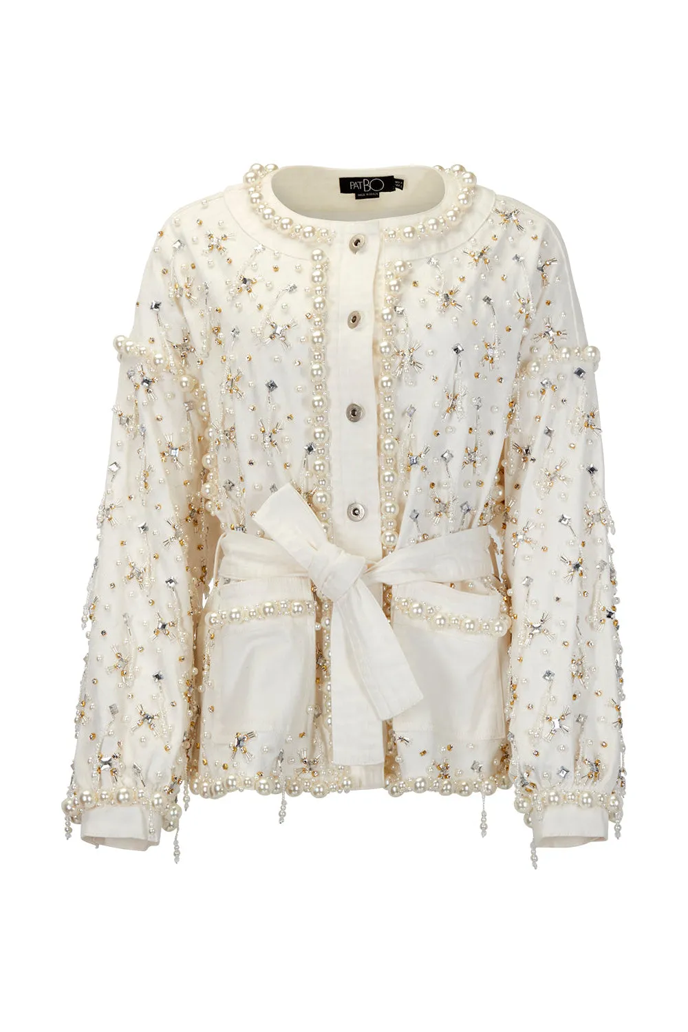 Beaded Denim Jacket