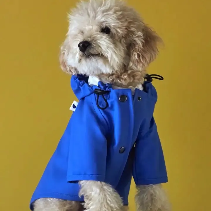 Eco-Friendly Raincoat Blue