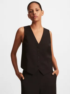 Matteau Tailored Waistcoat Black