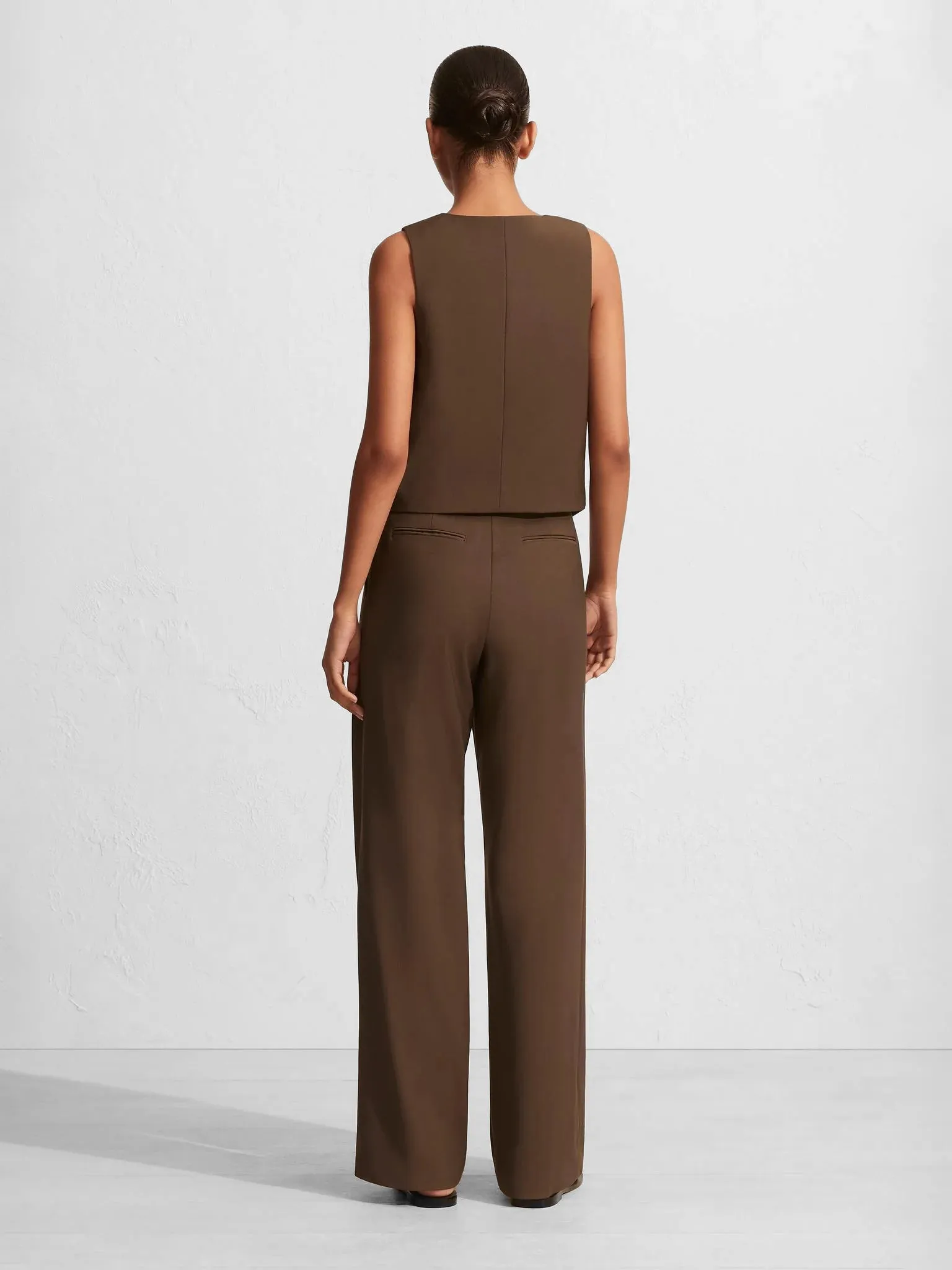 MATTEAU Tailored Waistcoat Coffee