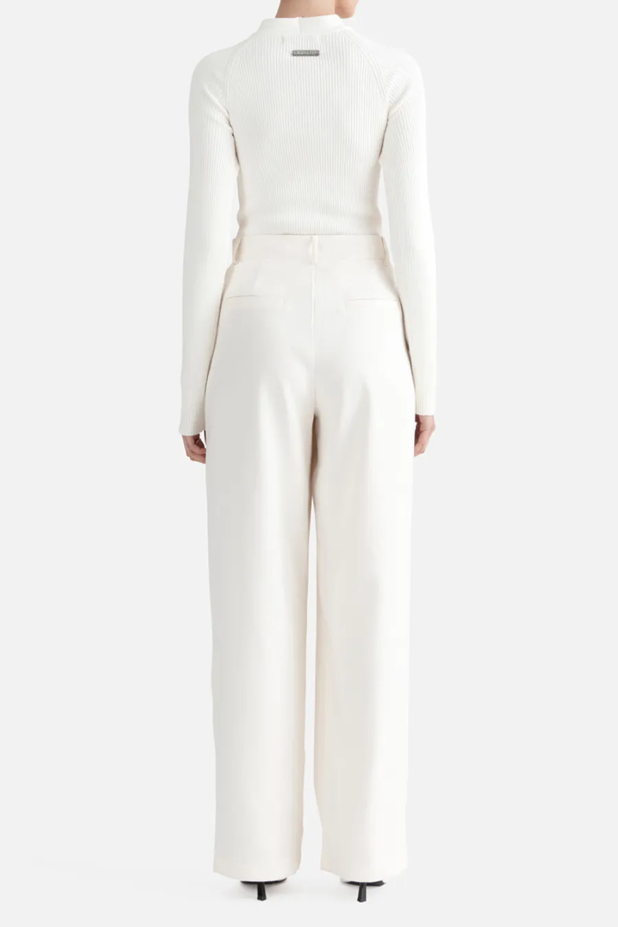 Millie Wide Leg Pant Vintage White