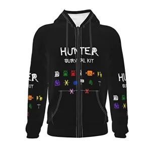 Monster Hunter Jacket - Teen Full Zipper Hooded Jacket