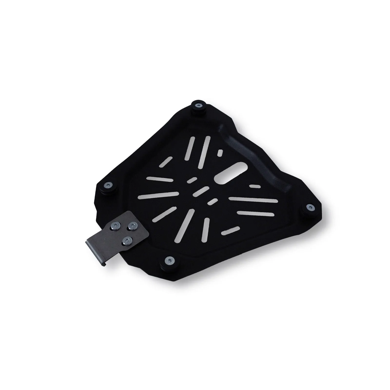 Motocrux Top Box 45L with backrest Silver