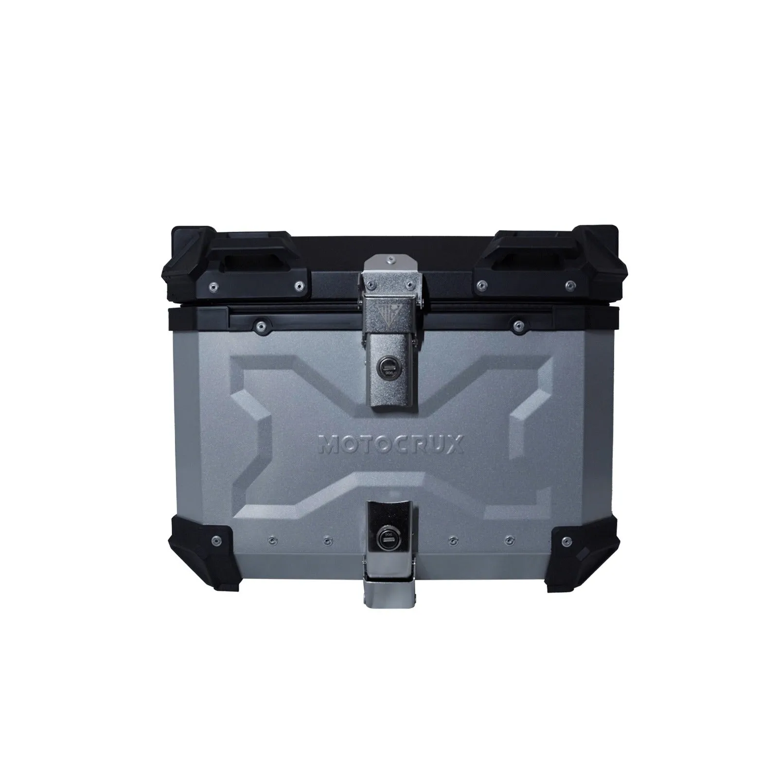 Motocrux Top Box 45L with backrest Silver