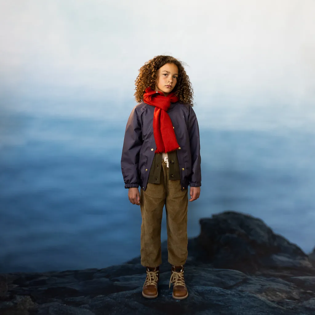 Outdoor Aviator Raincoat - False Indigo - 1-10y