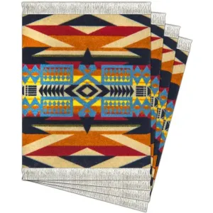 Pendleton® Fire Legend CoasterRug® :: 4 Piece Set