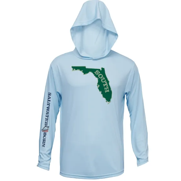 USF Green and Gold Long Sleeve UPF 50  Dry-Fit Hoodie