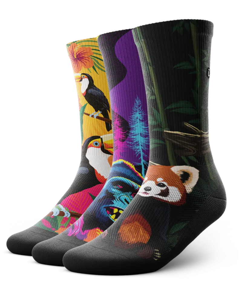 Wild Thing Crew Socks 3-Pack